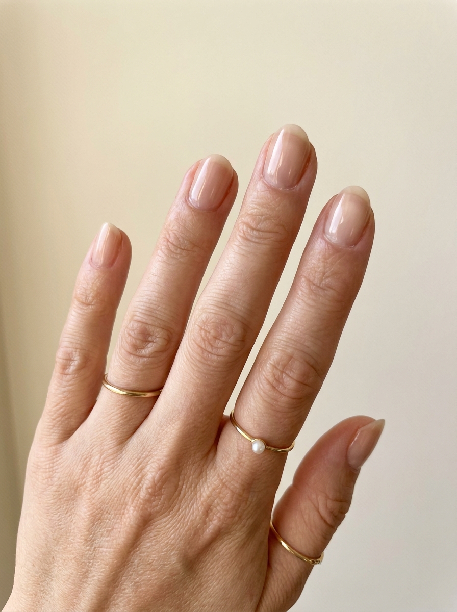 Sheer Nude Nägel als Nude Nägel Inspiration 2026